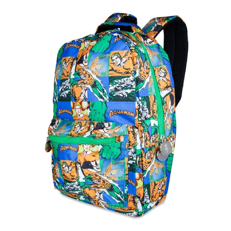 Aquaman Deluxe Comic Strip Backpack