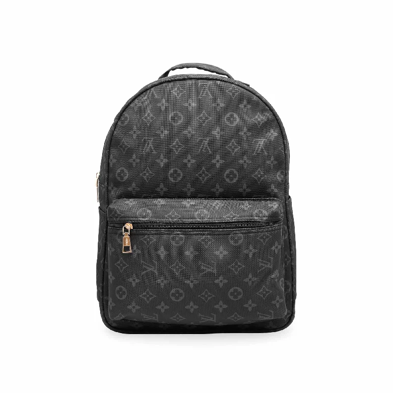 Black Casual BackPack P55388