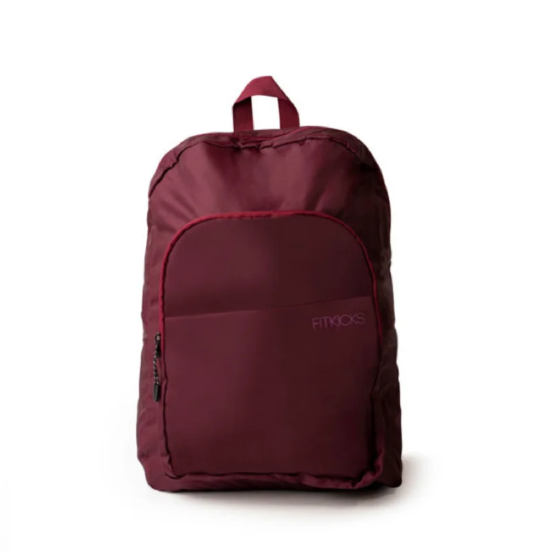 FITKICKS Burgundy Hideaway Packable Backpack