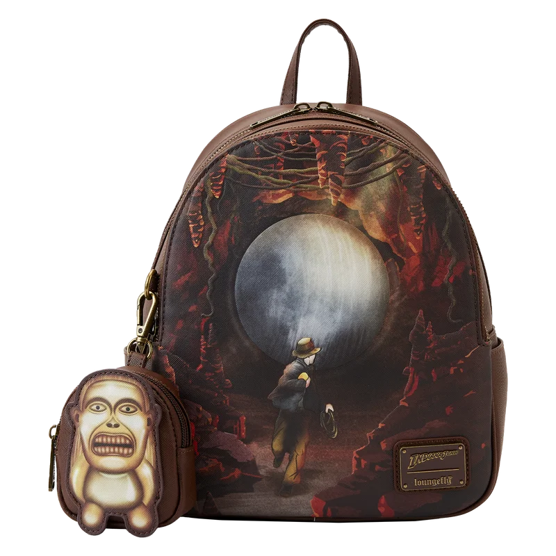 Loungefly Indiana Jones Raiders of the Lost Ark Mini Backpack with Coin Purse