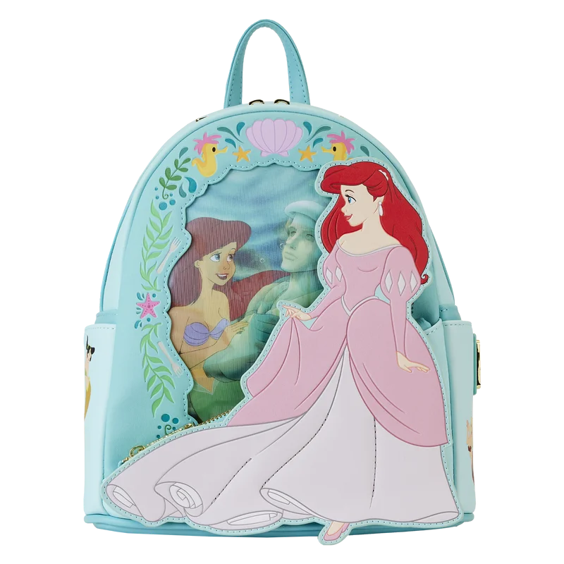 Loungefly The Little Mermaid Ariel Princess Lenticular Mini Backpack