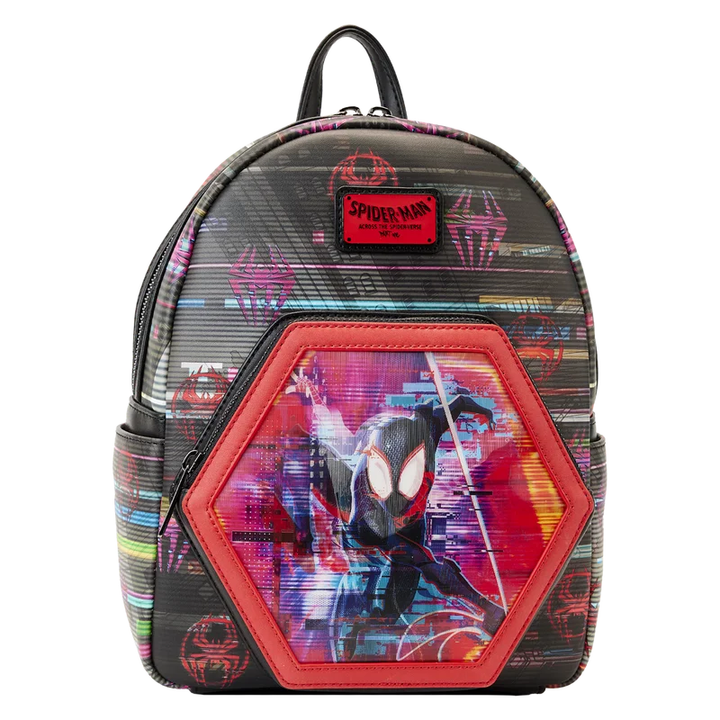 Loungefly Across the Spider-Verse Lenticular Mini Backpack