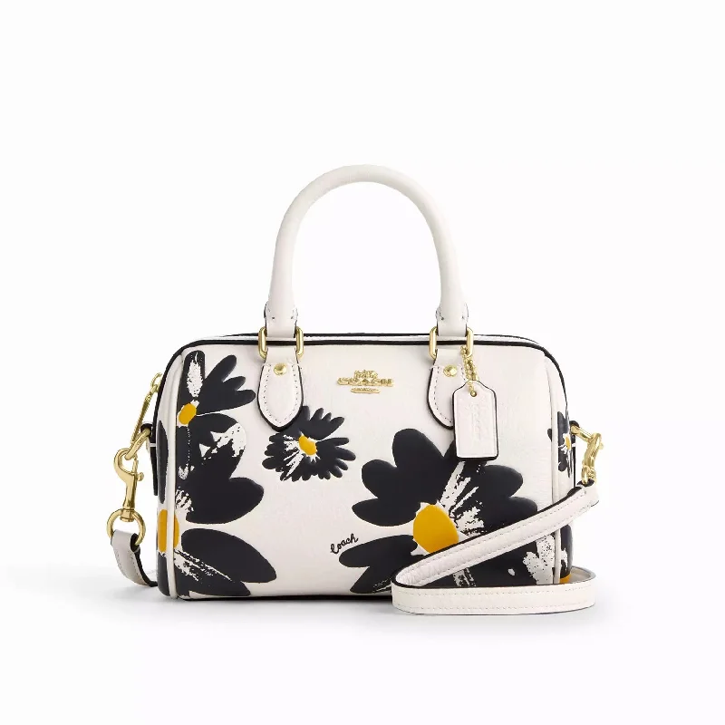 Coach Women's Mini Rowan Crossbody Bag With Floral Print