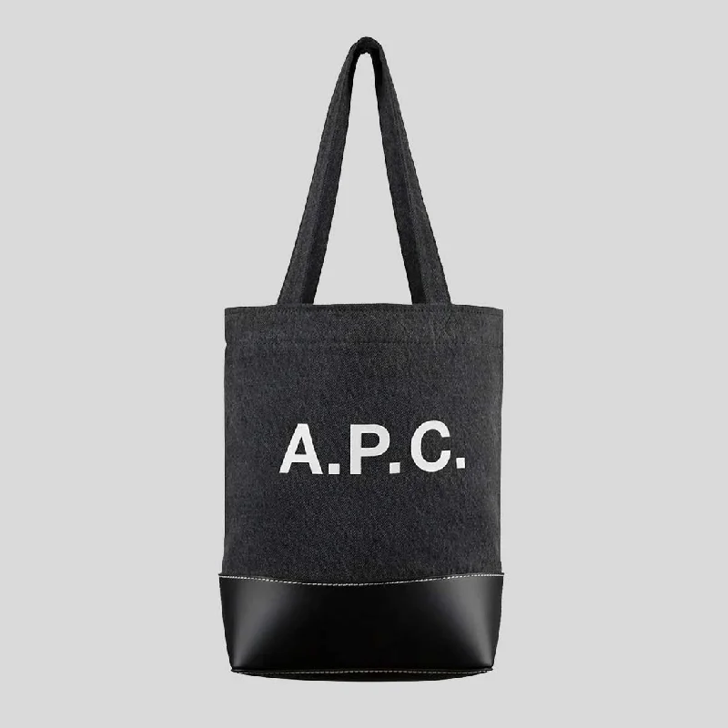 A.P.C. Axel Small Unisex Tote Bag Black RB-COGZEM61568LZZ