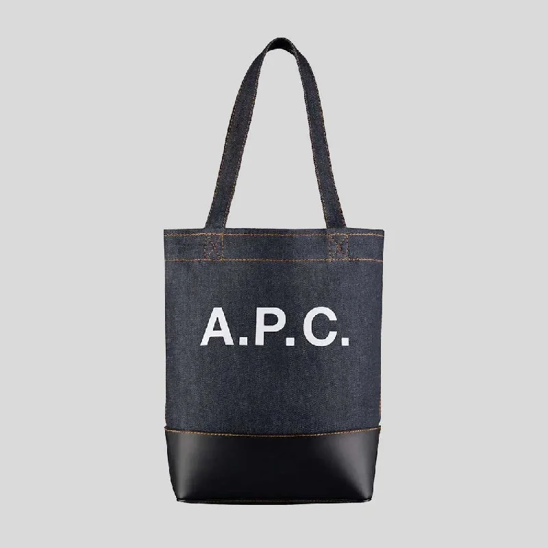 A.P.C. Axel Small Unisex Tote Bag Navy RB-CODDPM61568IAK