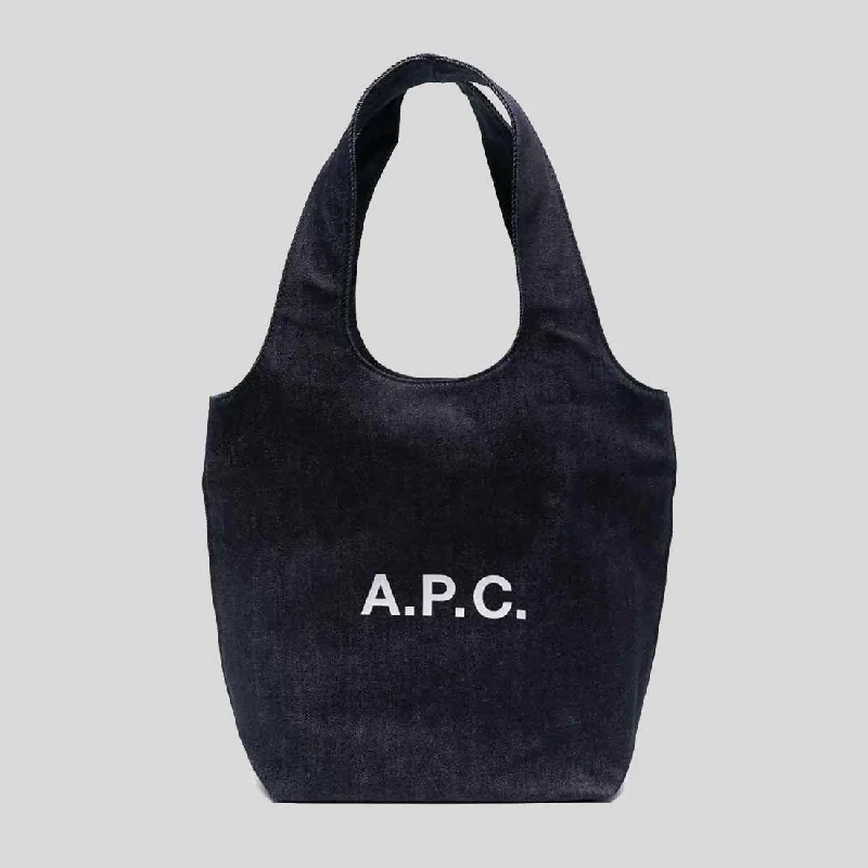 A.P.C. Ninon Small Unisex Tote Bag Indigo RB-COCSXM61861IAI