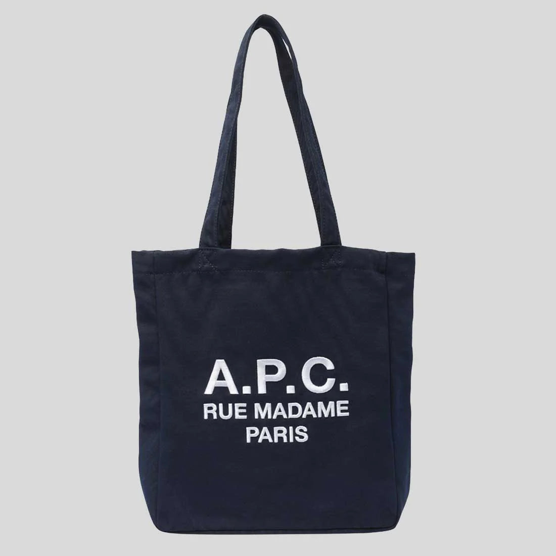 A.P.C. Rue Madame Unisex Tote Bag Dark Navy Blue RB-PSAJSM61937IAK