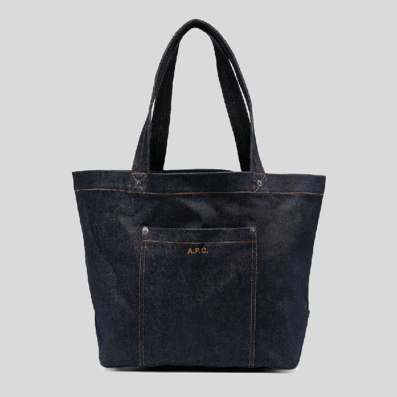 A.P.C. Thais Unisex Tote Bag Indigo RB-COCSXM61832IAI