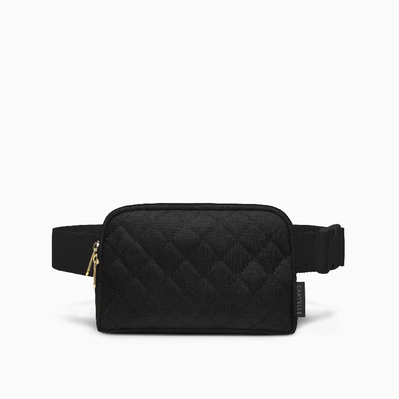 Belt Bag - Quilted Black