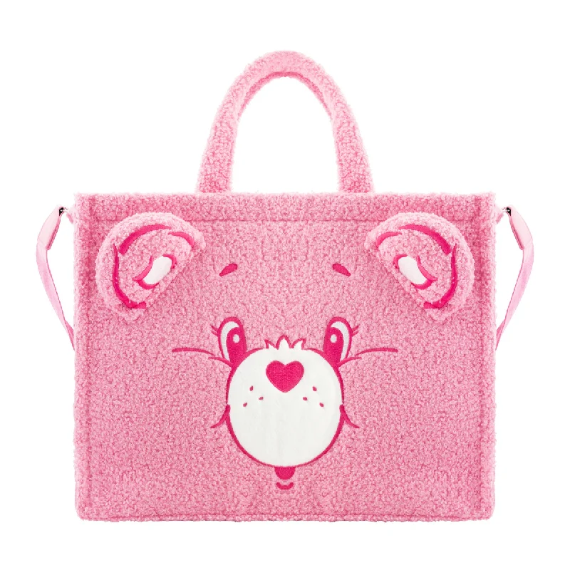 Care Bears Cheer Bear Large Sherpa Travel Tote