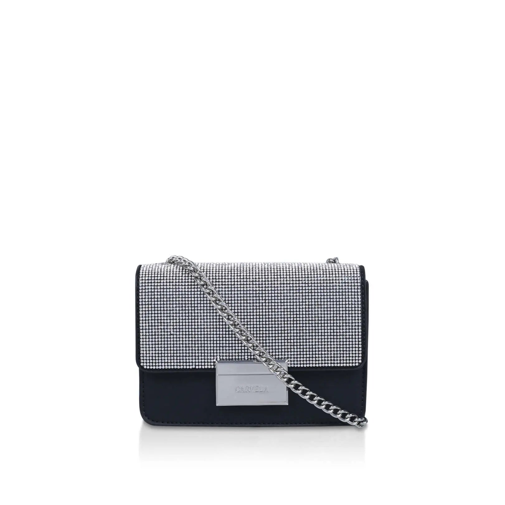 Carvela Bee Mini Crossbody bag-Black