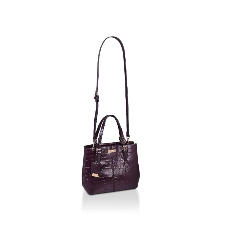 Carvela Midi Danny slouch tote -Burgundy