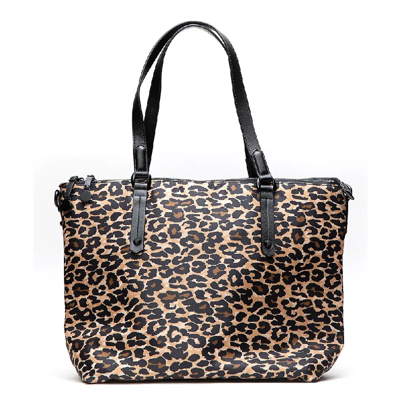 Catalina Laptop Tote Leopard Nylon