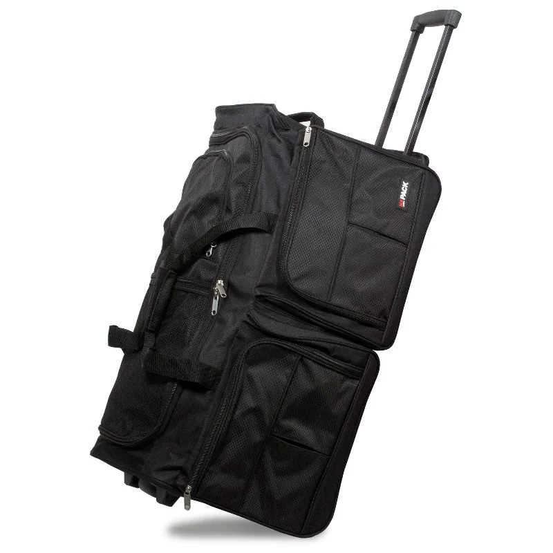 Dejuno 28-Inch Heavy Duty Rolling Duffle Bag