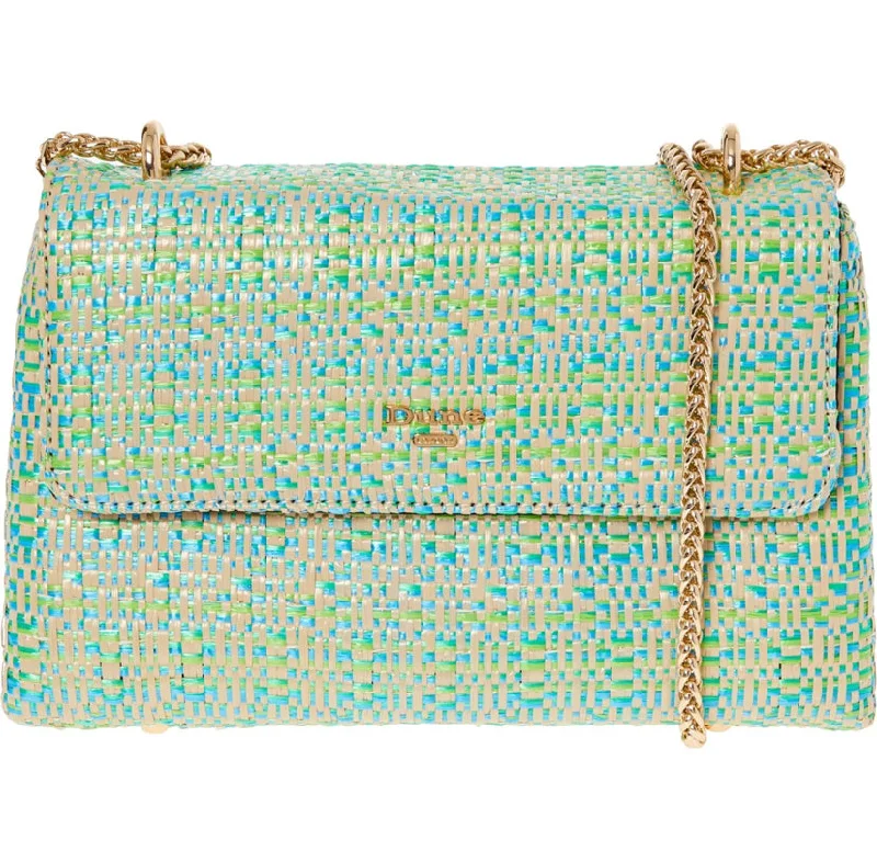 Dune Raffia crossbody bag -Green