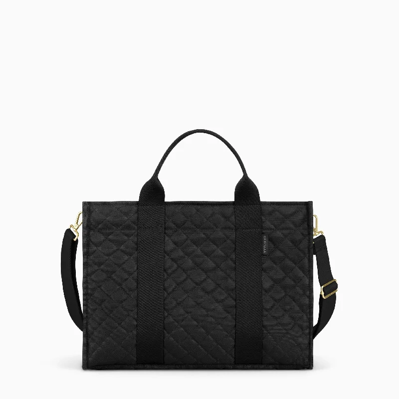 Everyday Tote - Quilted Black