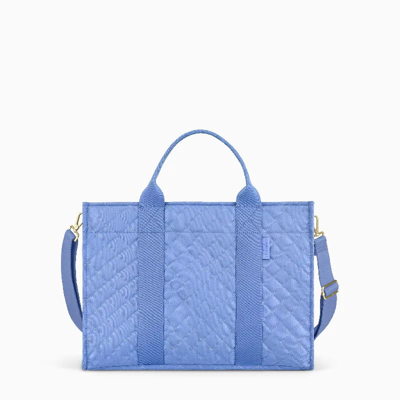 Everyday Tote - Quilted Cornflower Blue