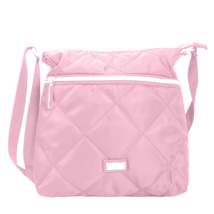 Hadaki Vegan Quilted Downtown X-Body Shoulder Bag