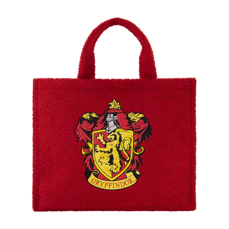 Harry Potter Gryffindor Crest Sherpa Tote with Trolley Strap