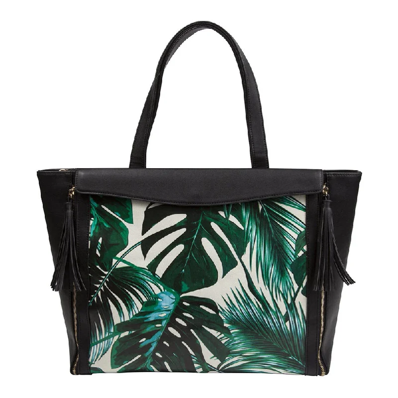 Havana Blanket Tote Black Palm