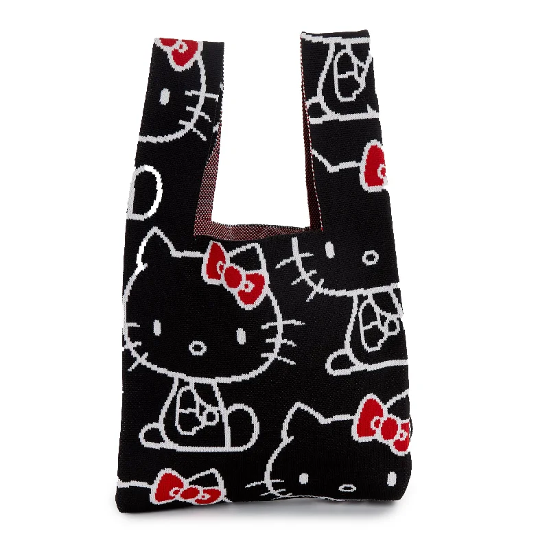 Hello Kitty Knit Shopper Bag (Black)