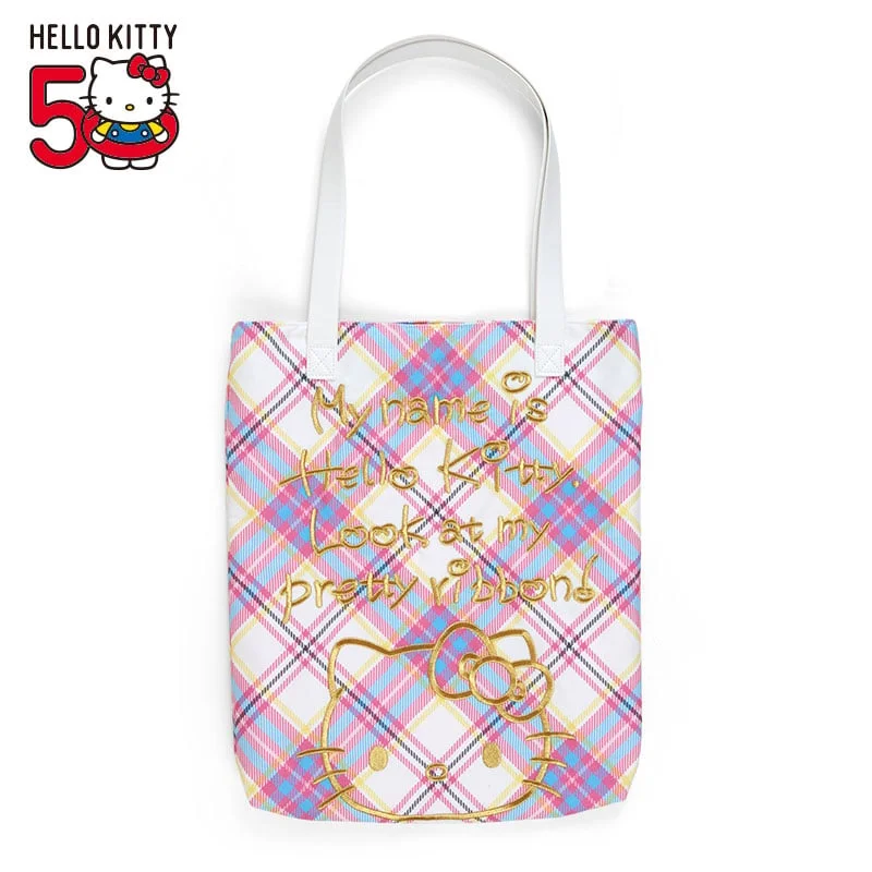 Hello Kitty Tote Bag (Hello Kitty Dress Tartan Series)