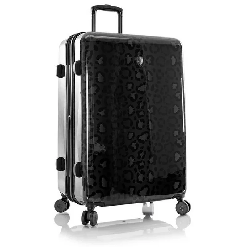 Heys Black Leopard 30" Hardside Spinner Suitcase