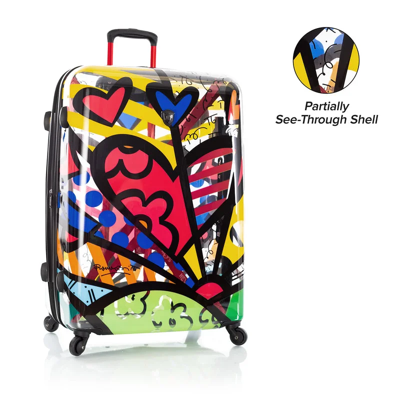 Heys Britto A New Day Transparent 30" Hardside Spinner Suitcase