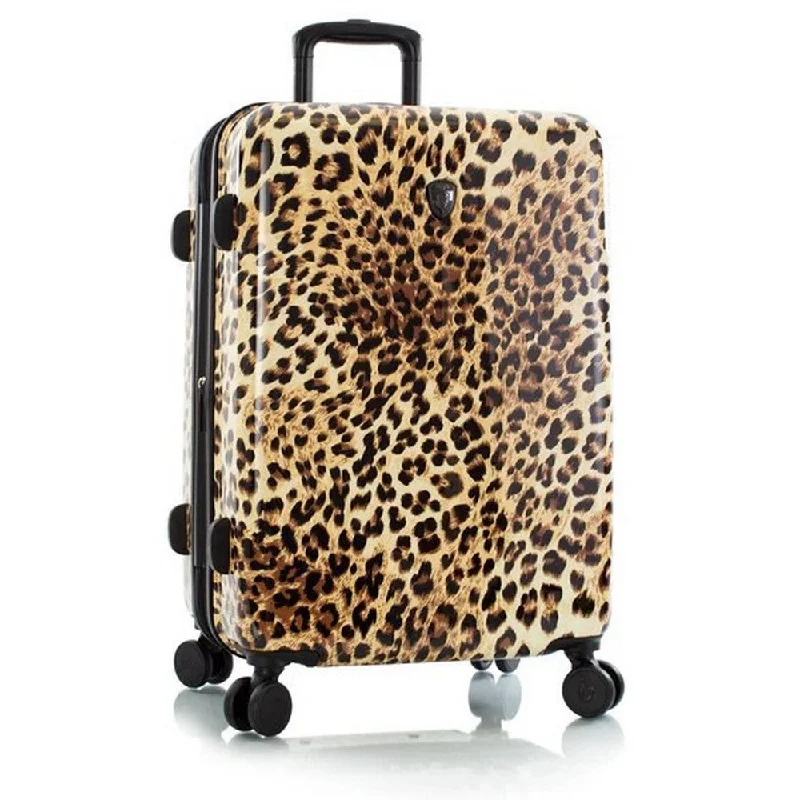 Heys Brown Leopard 26" Hardside Spinner Suitcase