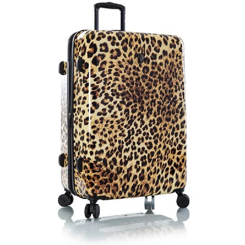 Heys Brown Leopard 30" Hardside Spinner Suitcase