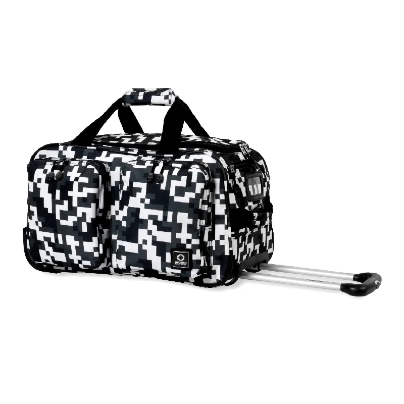 J World Duane Camo 21-inch Rolling Duffel Bag