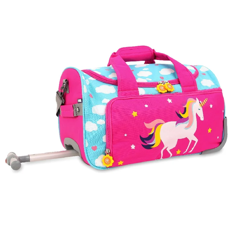 J World Kid's Unicorn Rolling Duffel Bag