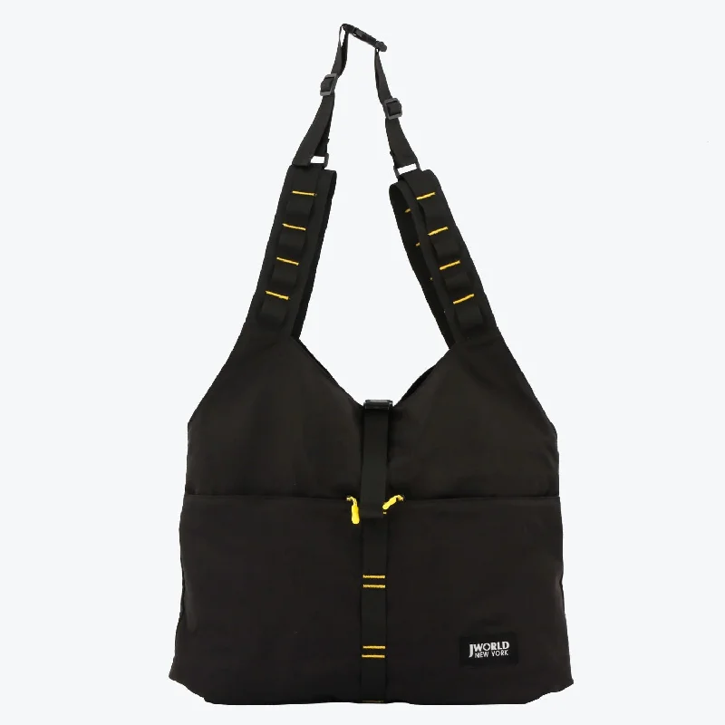 J World Util Black/Yellow Tote Bag