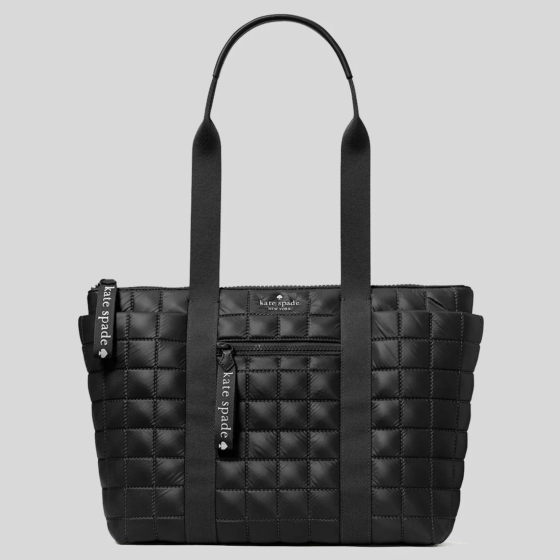 KATE SPADE Camden Quilted Medium Tote Black RS-KI383