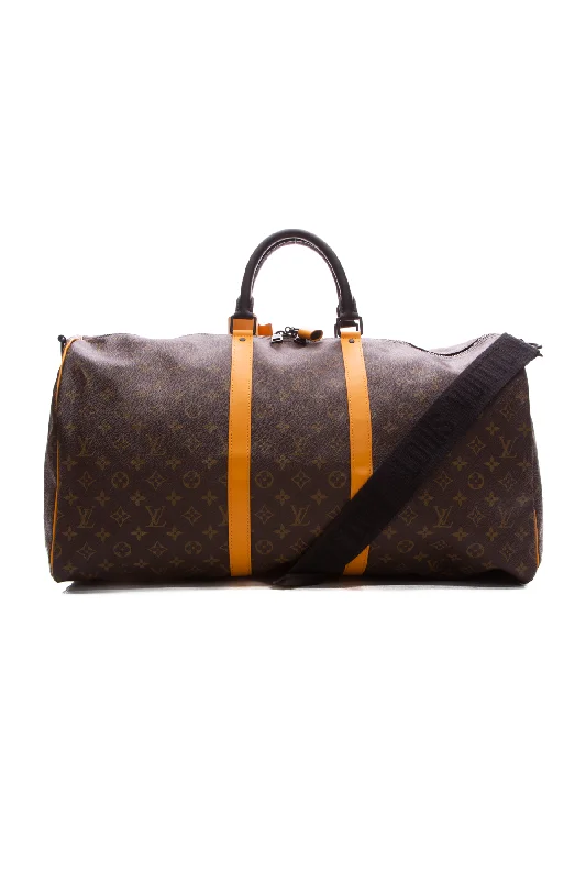 Macassar Keepall 55 Bandouliere Travel Bag