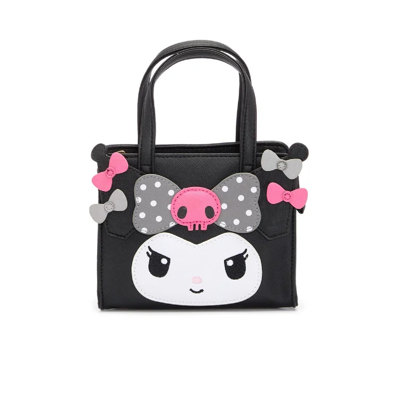 Kuromi 2-Way Mini Black Handbag (Dainty Doll Series)