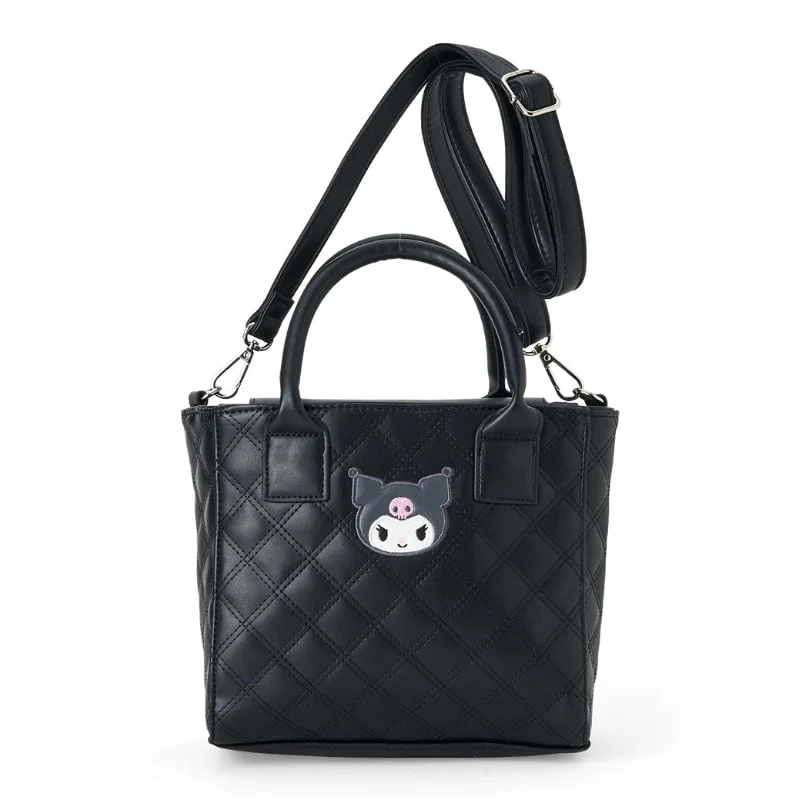 Kuromi 2-Way Mini Quilted Tote Bag