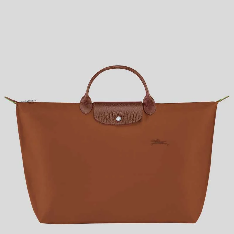 LONGCHAMP Le Pliage Green S Travel Bag Cognac RS-L1624919