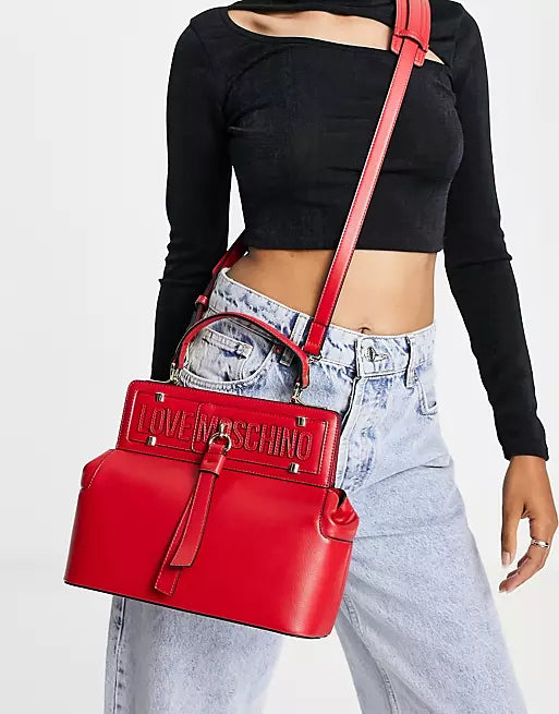 Love Moschino Tassel Tote bag-Red