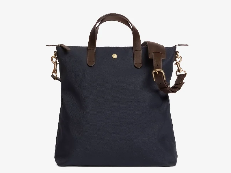 M/S Shopper – Navy/Dark Brown