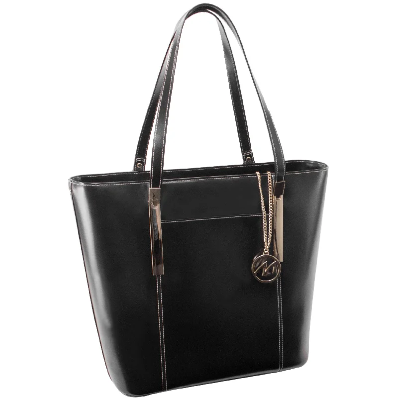 McKlein DEVA Leather Ladies' Tote with Tablet Pocket