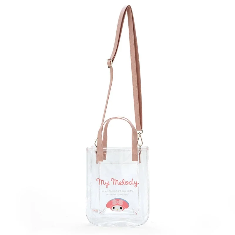 My Melody Clear 2-Way Mini Tote