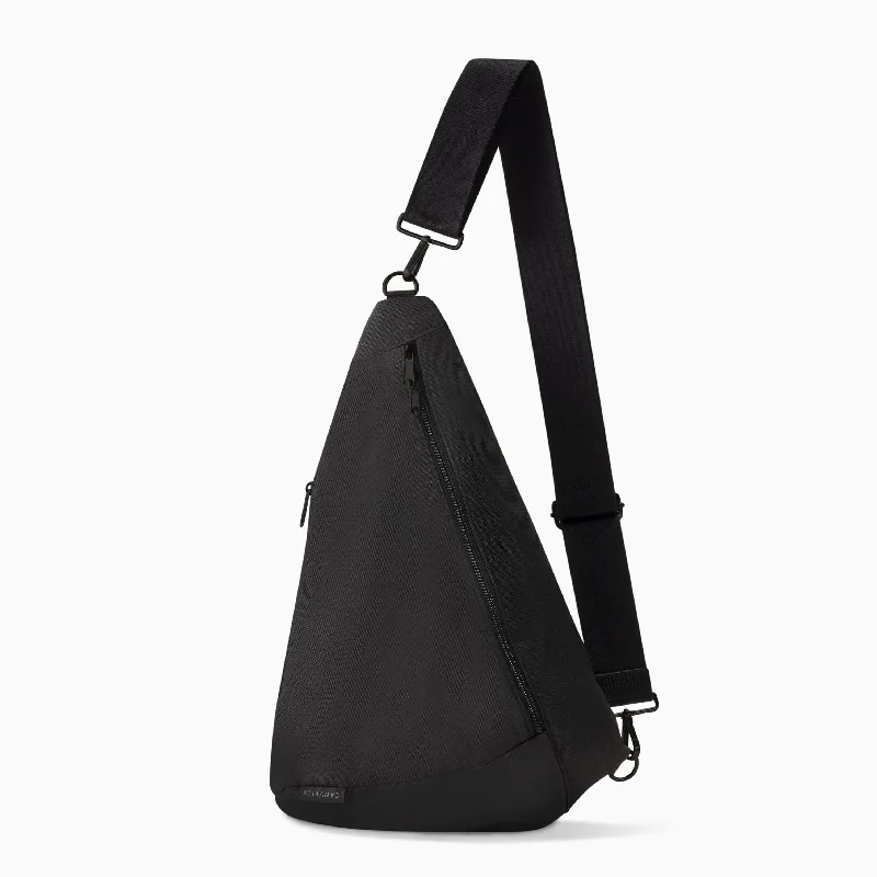 Sling Bag - Black + Black Hardware