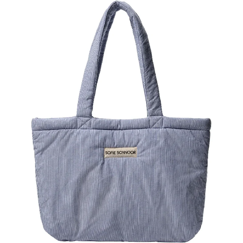 Sofie Schnoor Blue Striped Tote Bag