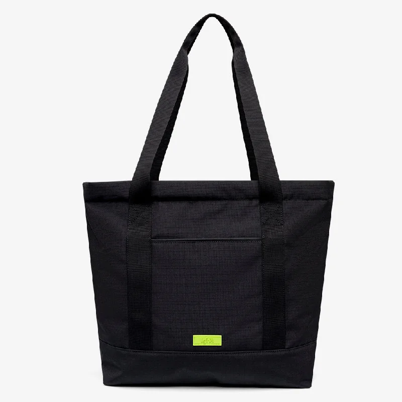 Strata Tote Bag Black Lime Vandra