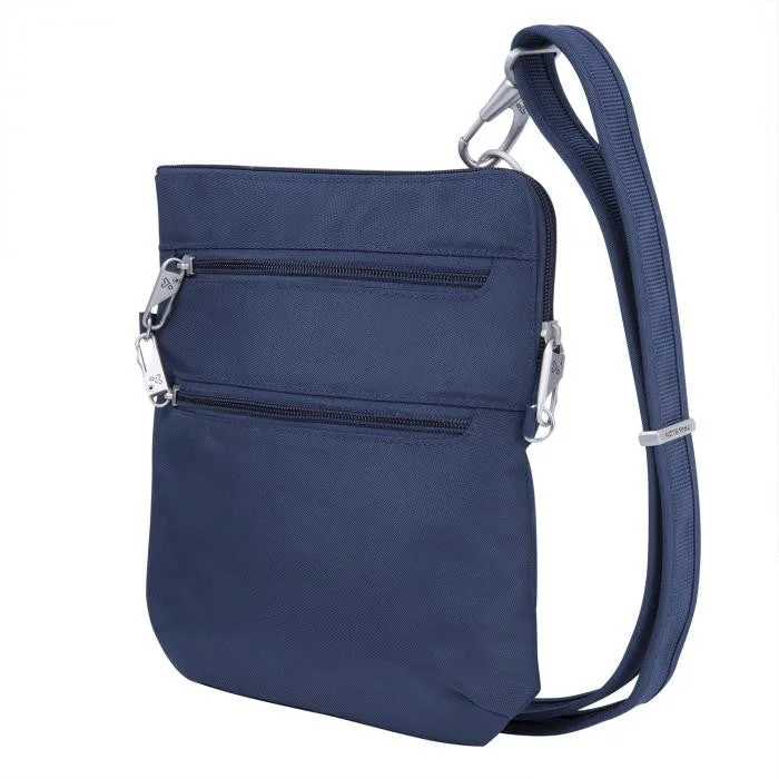 Travelon Anti-Theft Classic Slim Double Zip Crossbody